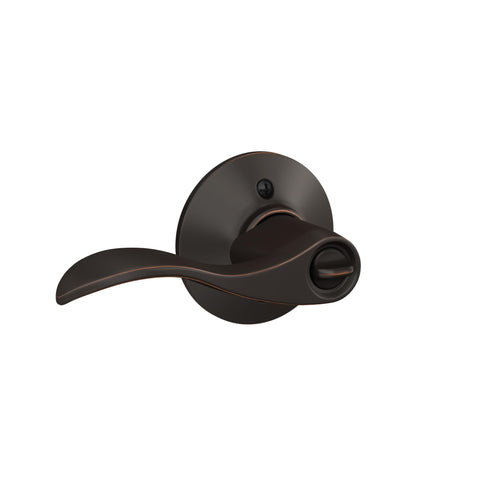 Schlage F51A ACC 716 left-handed mounting option for versatile doors.