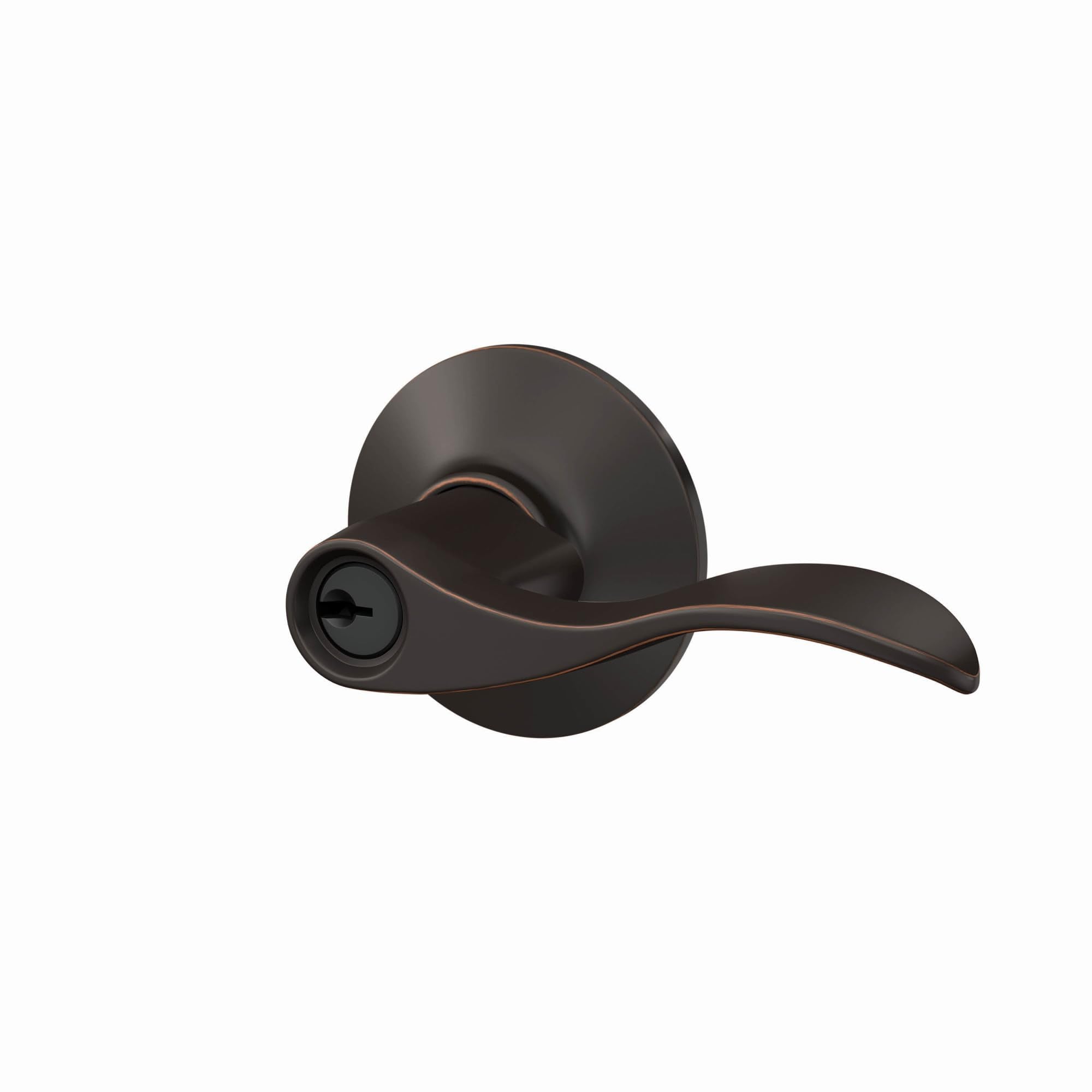 Schlage F51A ACC 716 provides two keys for convenient entry.