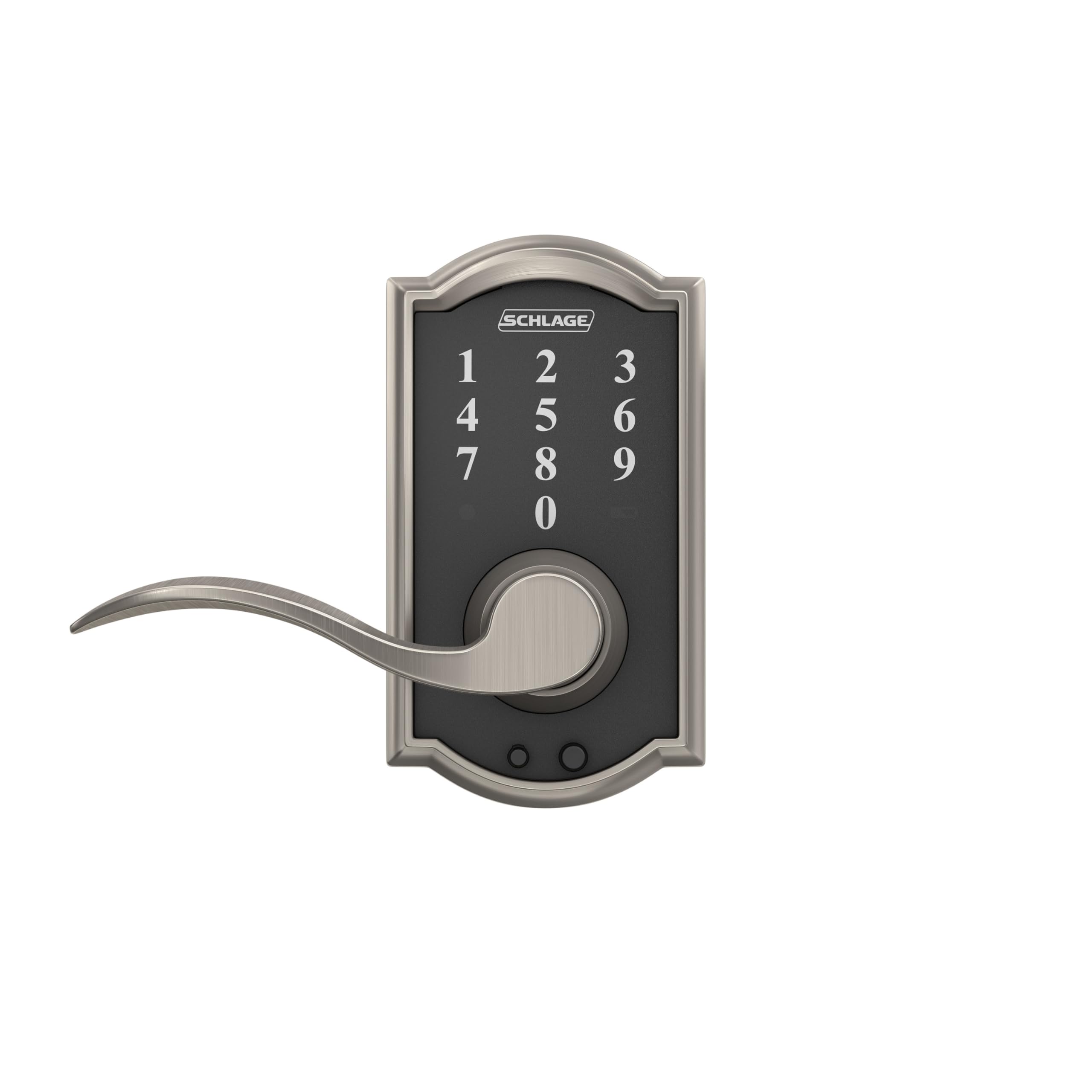 Schlage backset-adjustable design fits 2-3/8 in or 2-3/4 in doors.