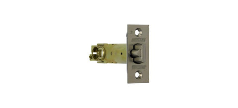 Schlage universal square corner dead latch F Series backset options for flexible installation on diverse doors