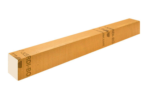 Schluter Kerdi Board curb 60-inch for durable waterproof shower edge and tile-ready installation.