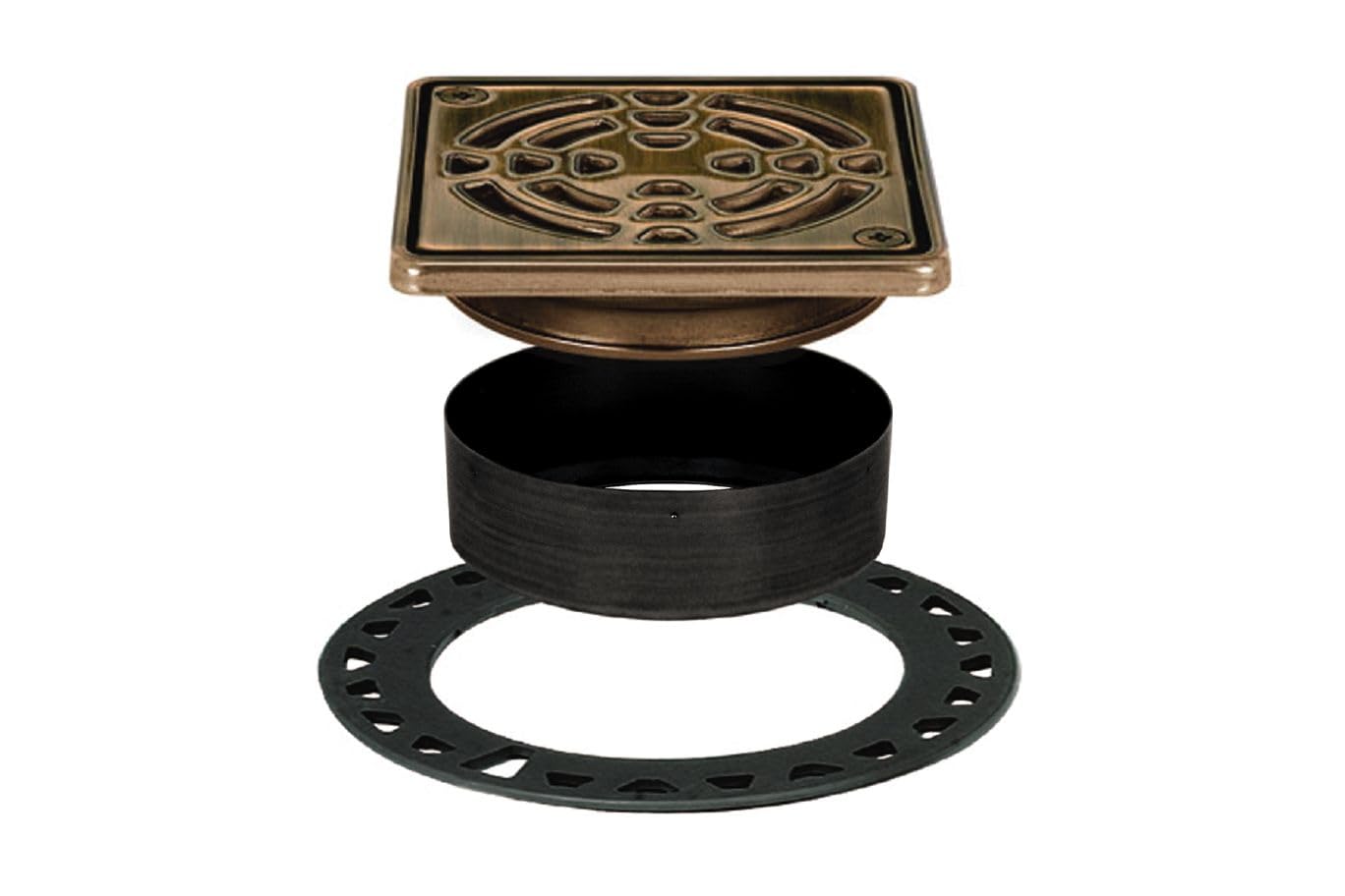 Schluter Kerdi-Drain Classic oil-rubbed bronze finish for durable waterproofing in tile showers
