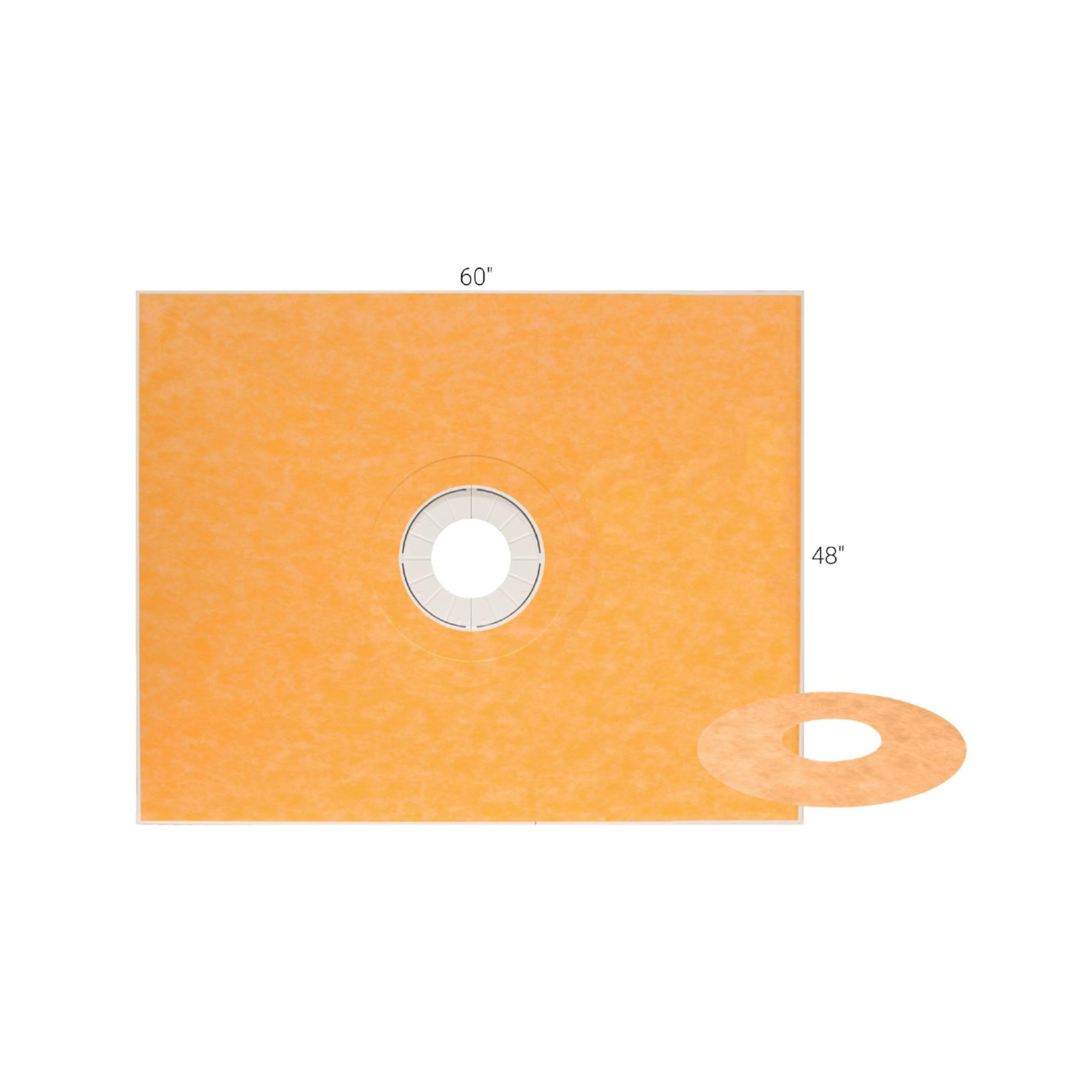 Schluter Kerdi sloped tray ready-to-tile highlights quick, tile-ready installation.