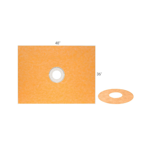 Schluter Kerdi tray shows lightweight polystyrene construction for a durable, easy installation.