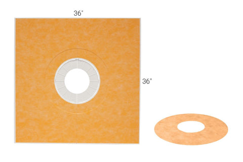 Schluter Kerdi tray lightweight polystyrene, ready-to-tile base for renovations.