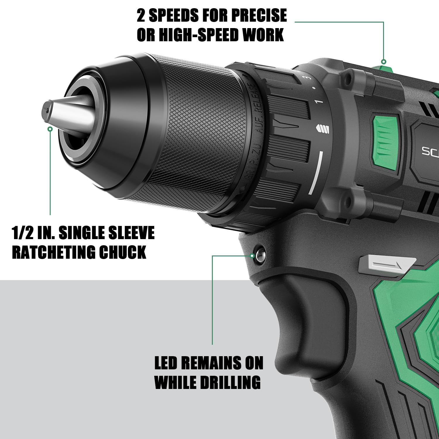 Schneider brushless motor detail highlighting high power density and durability.
