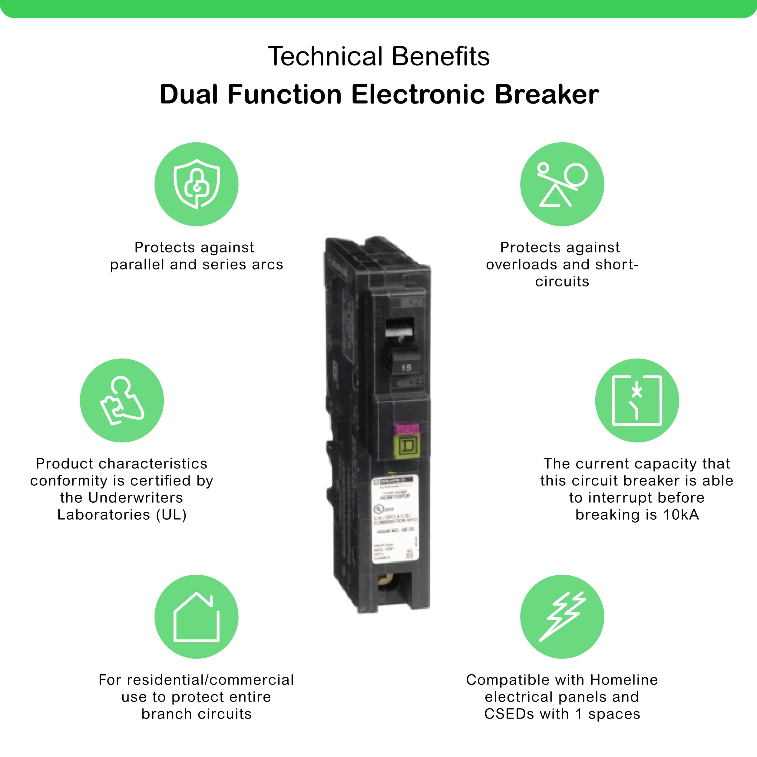 Schneider Electric plug-on neutral connection reduces wiring clutter in panels.