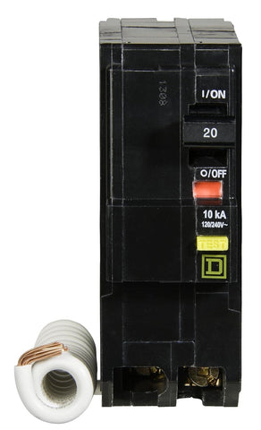 Operates at 120/240 VAC for residential circuits with the QO220GFICP.
