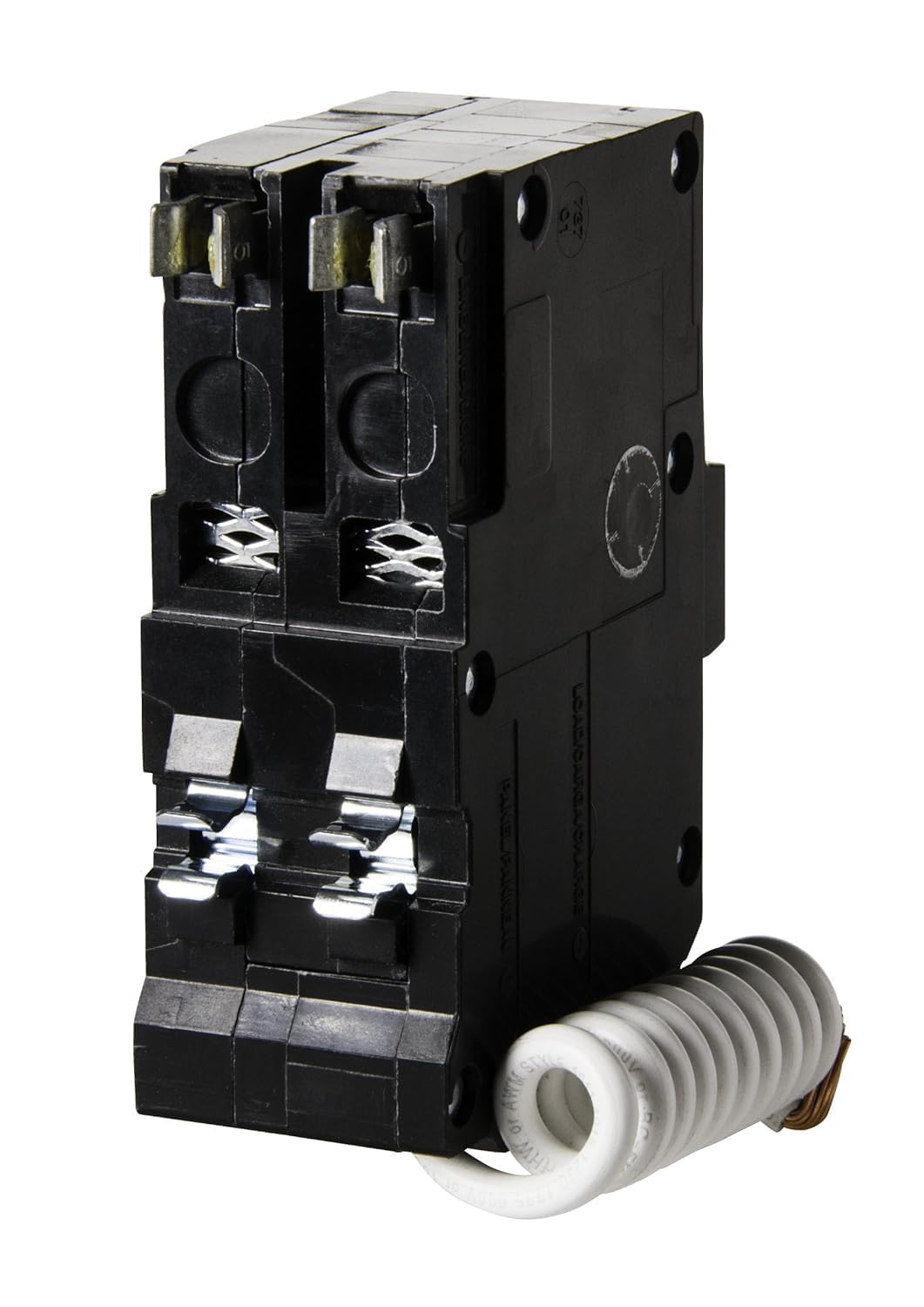 Built-in 6 mA ground fault in the QO220GFICP with pigtail wiring.