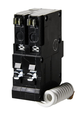 Built-in 6 mA ground fault in the QO220GFICP with pigtail wiring.