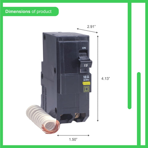 QO220GFICP compatibility with QO load centers for easy panel upgrades.