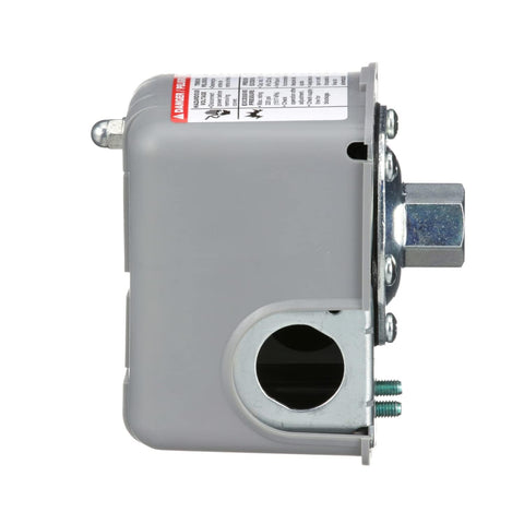Schneider Electric Telemecanique FSG2J24CP standard-action contacts open on rising pressure.