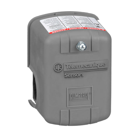 Schneider Electric Telemecanique FSG2J24CP grey cover close-up highlighting durable enclosure.