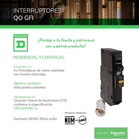 Schneider Electric VISI-TRIP indicator shows trip status at a glance.