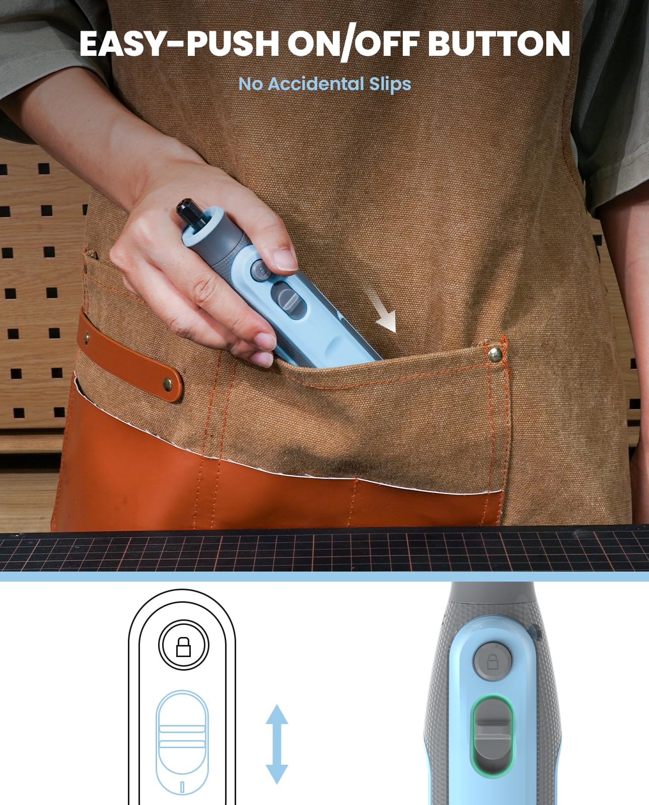 SCHTUMPA 4V Pro low-vibration operation enhances precision on delicate tasks