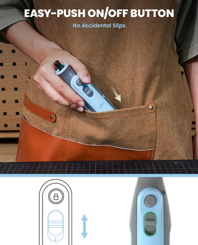 SCHTUMPA 4V Pro low-vibration operation enhances precision on delicate tasks