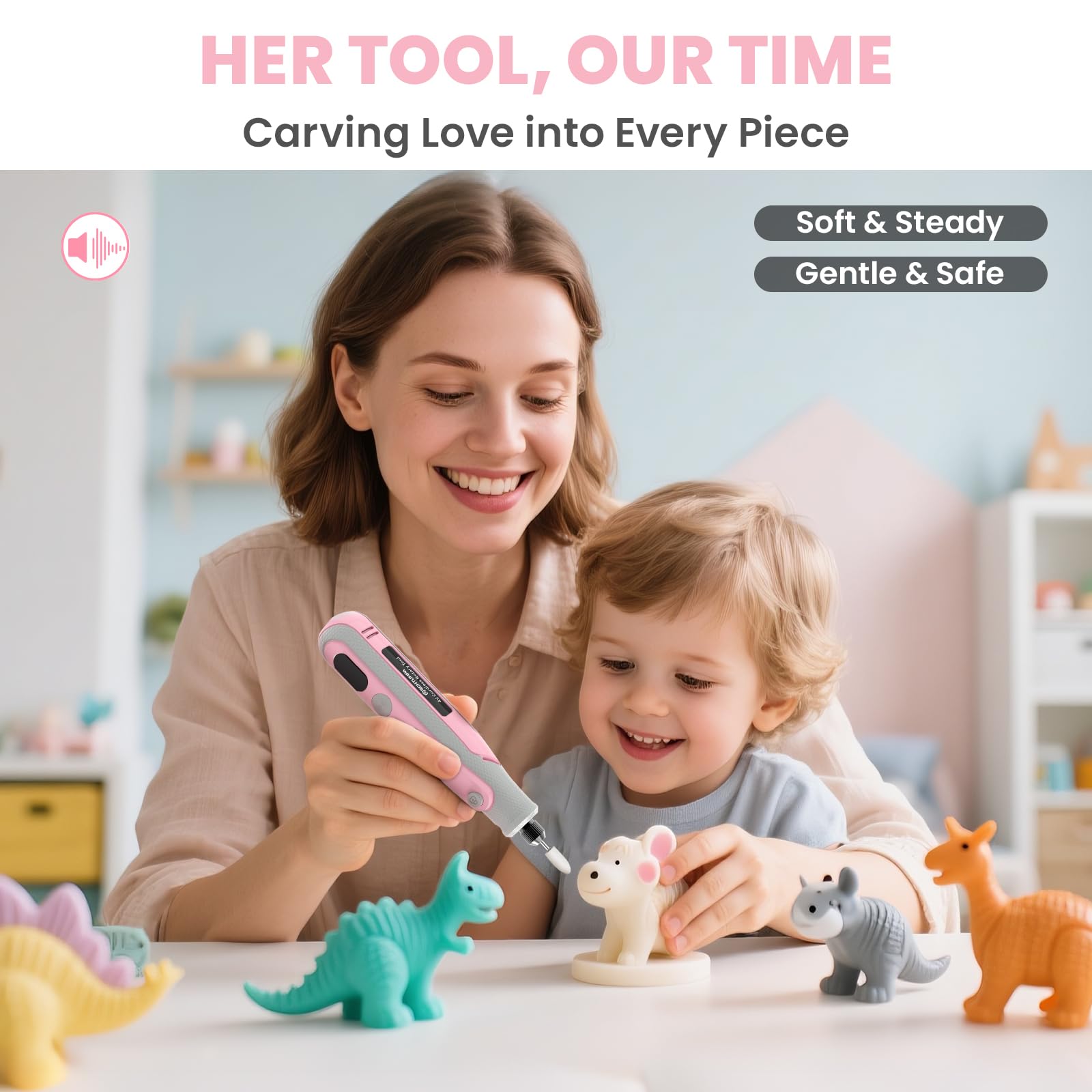 SCHTUMPA ergonomic grip supports comfortable extended use