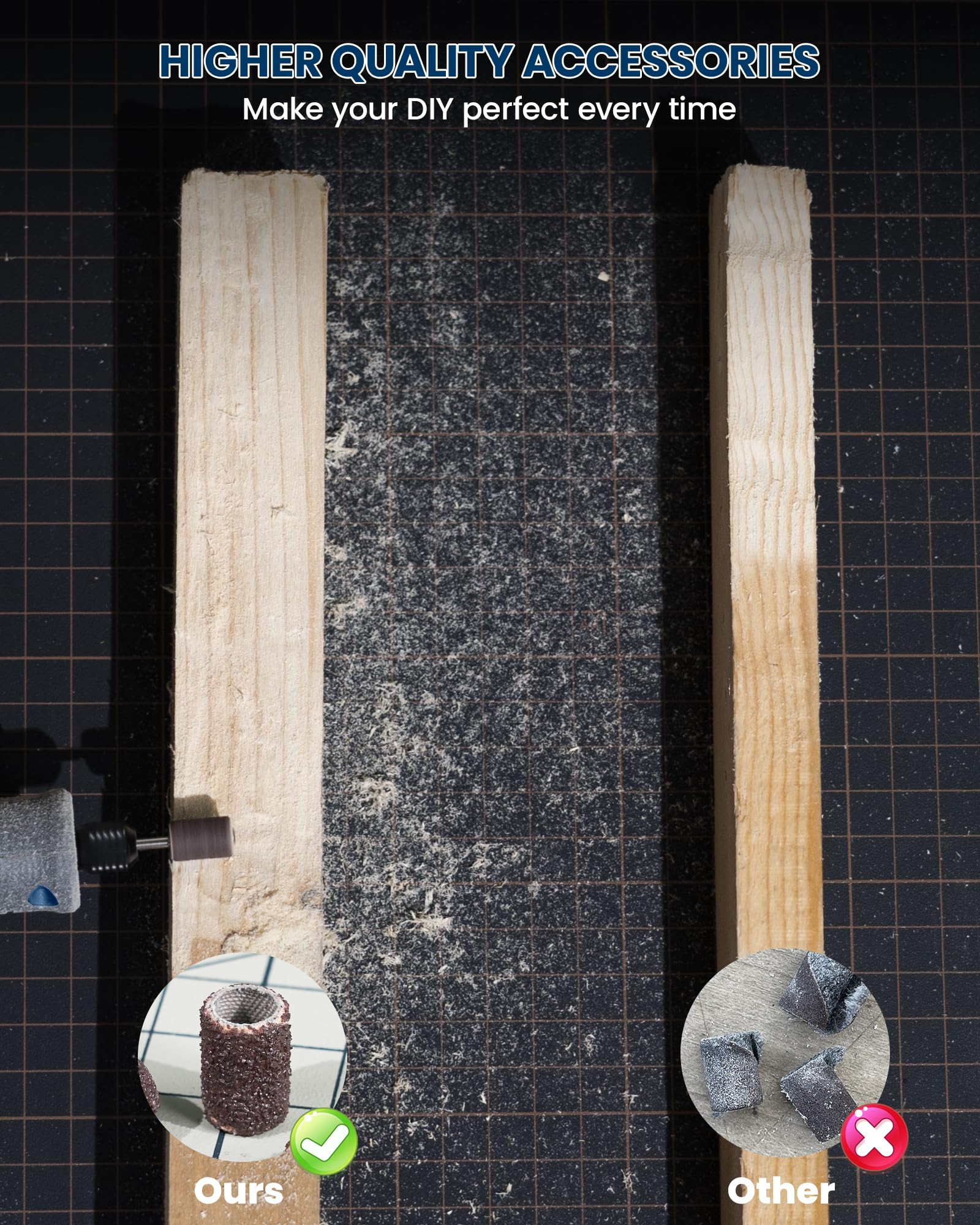 Ergonomic rubber grip on the SCHTUMPA tool for steady handling