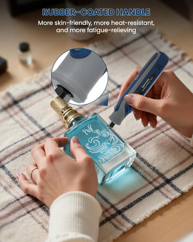 Schtumpa rotary tool showing five adjustable speeds for versatile tasks