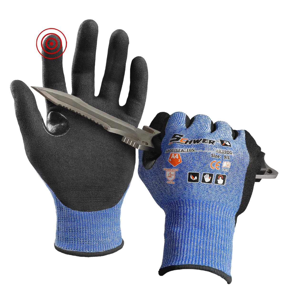 Schwer A4 Air-Skin gloves in packaging show ready-to-wear protection
