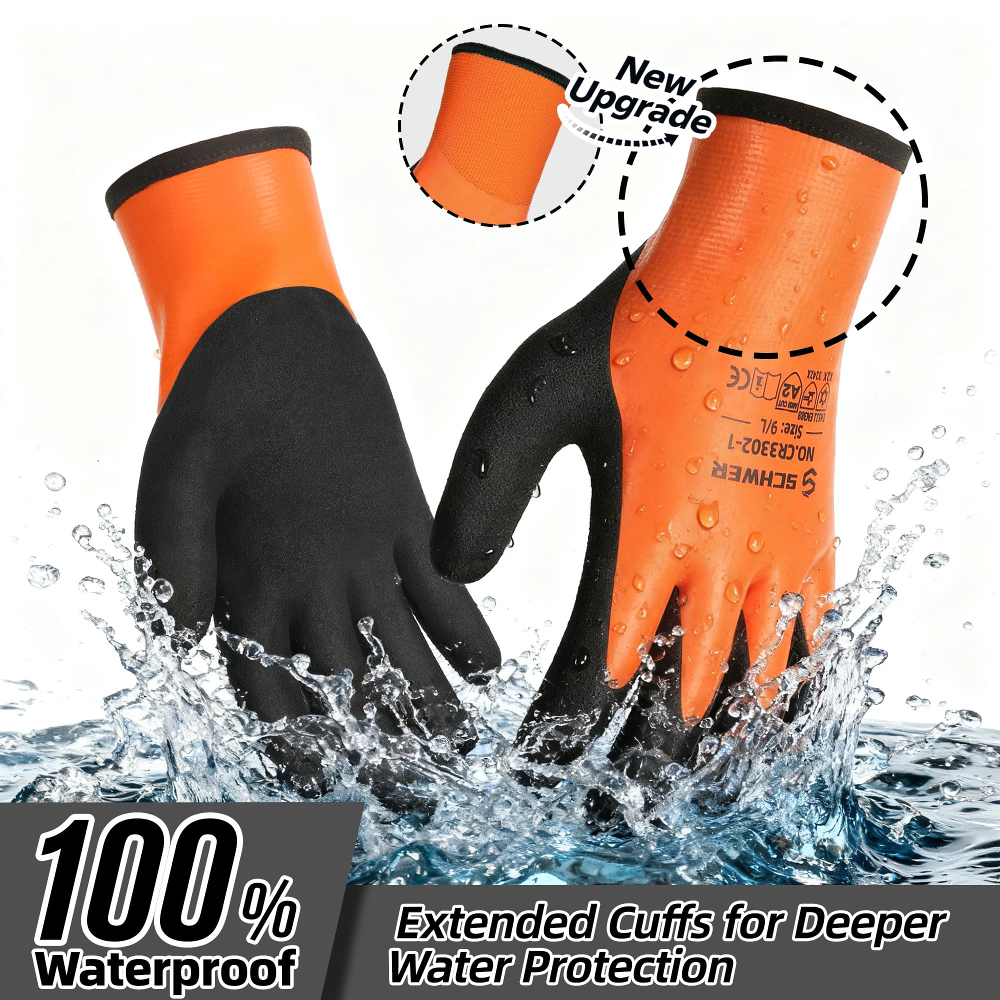 Schwer acrylic terry liner adds warmth without bulk