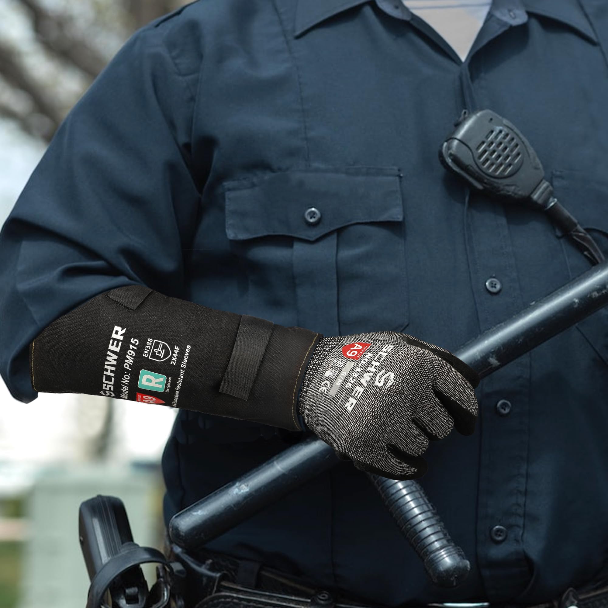 Easy-care Schwer arm sleeve is hand-washable and quick-drying