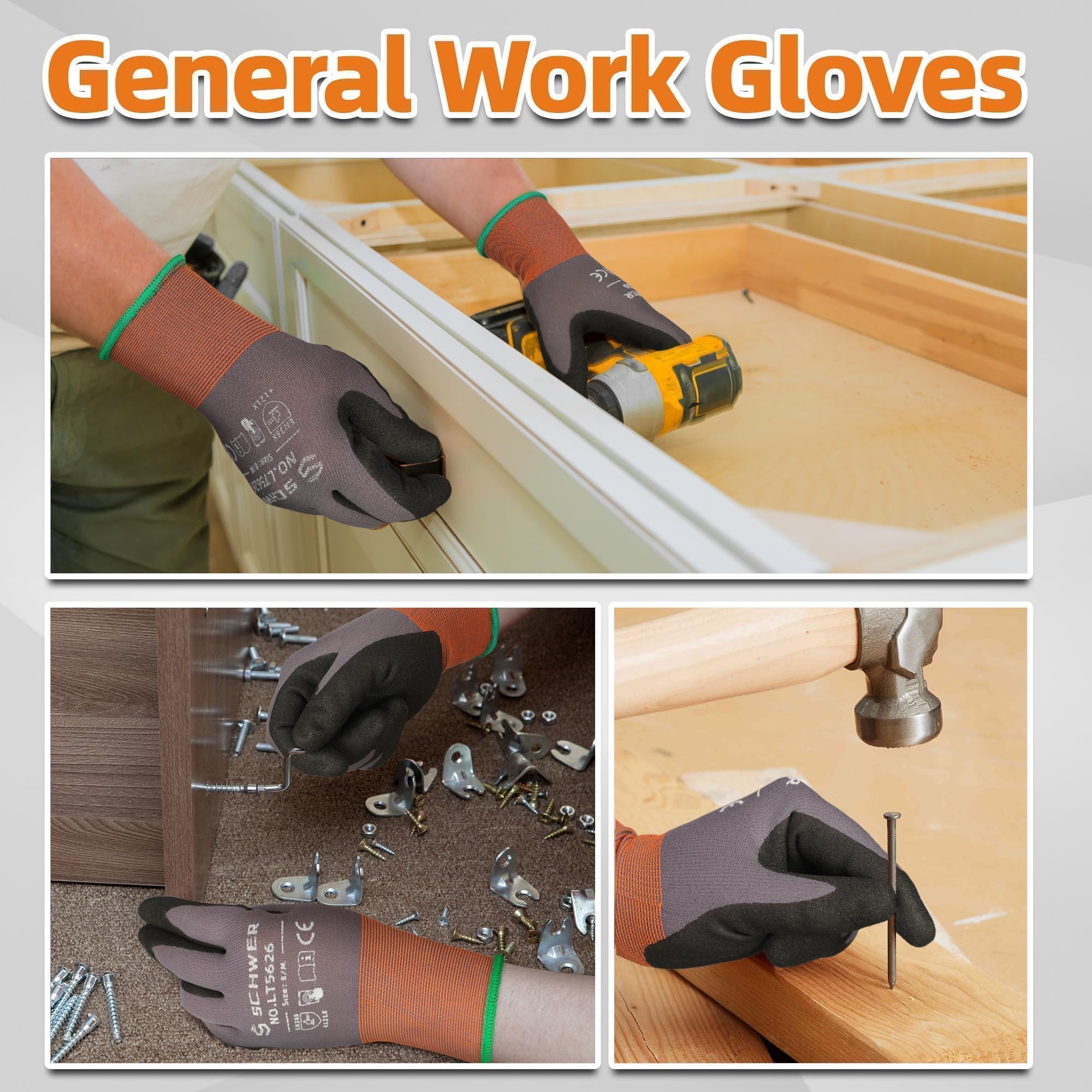Schwer elastic wrist cuffs seal out dust for comfort
