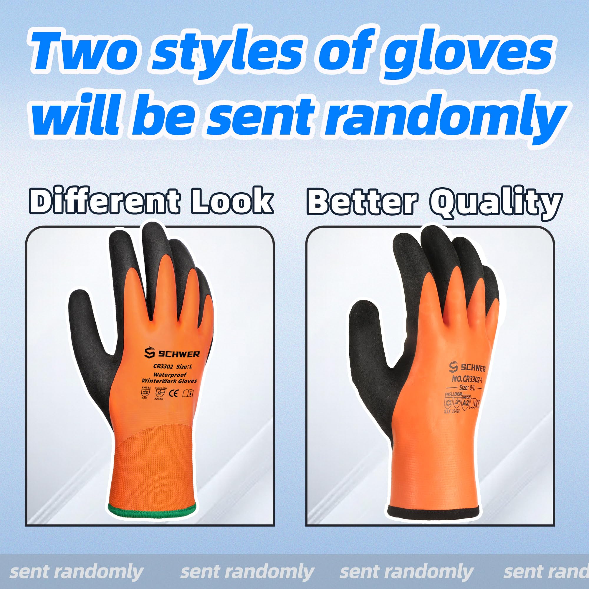 Schwer foam latex palm grip enhances tool handling in wet conditions
