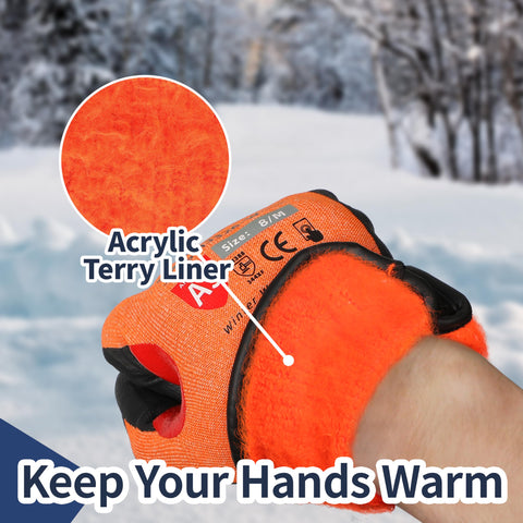 Schwer FreezeGuard-X ANSI A9 cut protection supports safe handling of sharp objects.