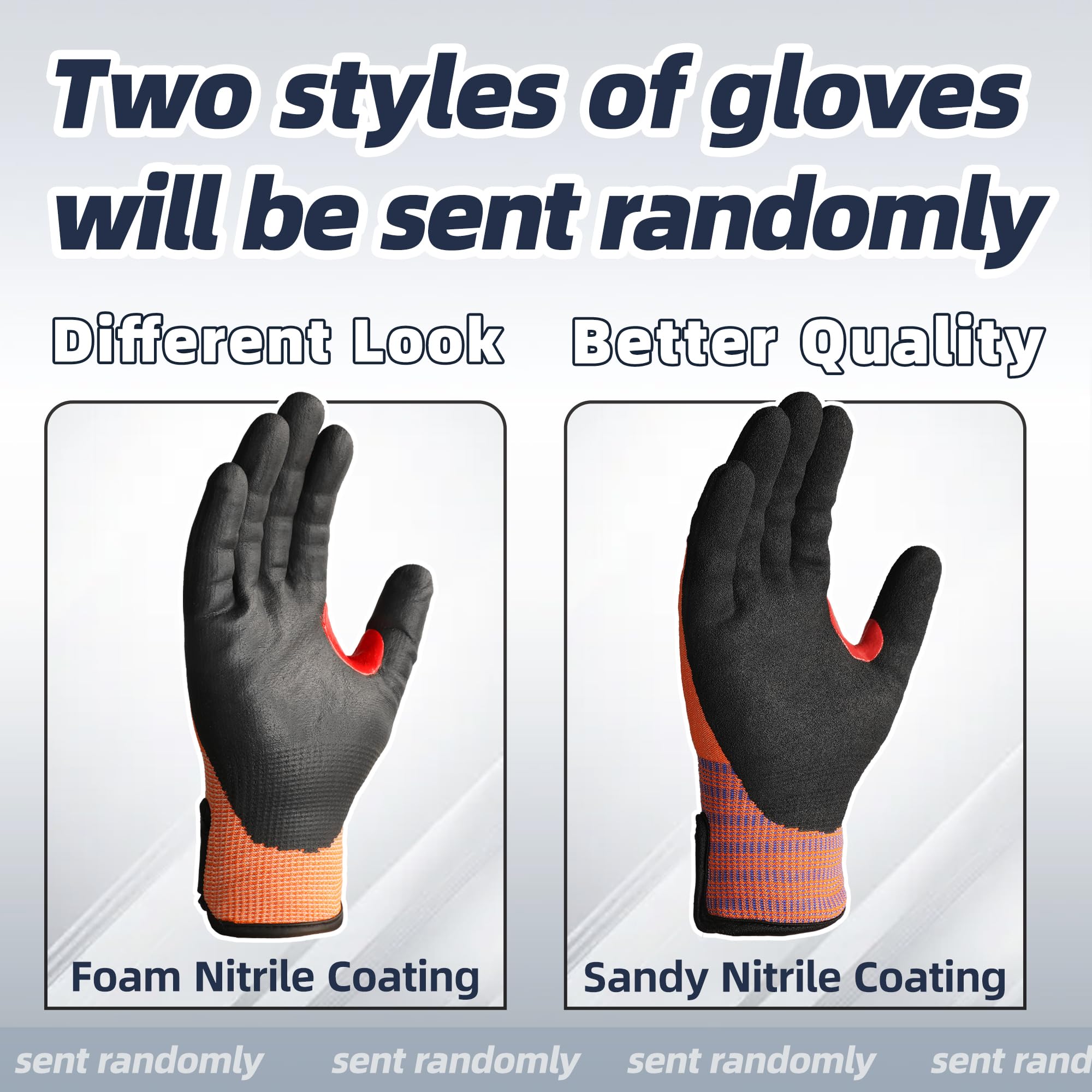 Schwer FreezeGuard-X nitrile coating grip helps hold wet or oily objects securely.