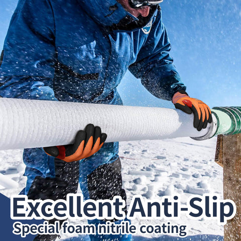 Schwer FreezeGuard-X reinforced thumb crotch offers extended durability during manual tasks