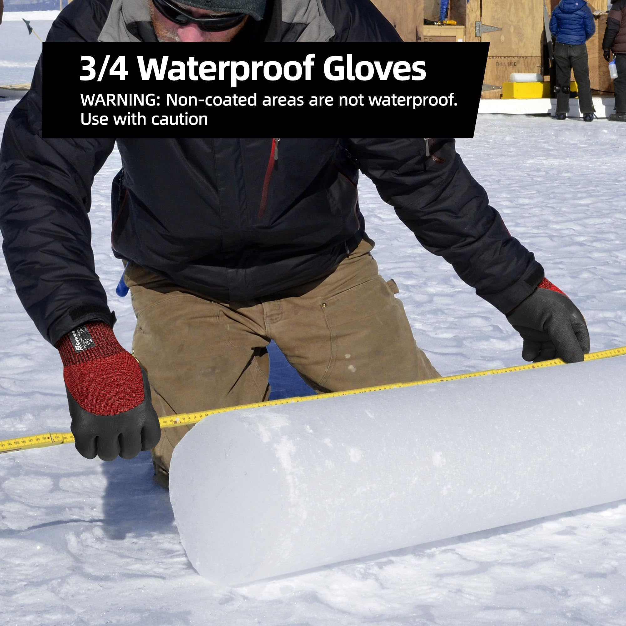 Schwer freezer-ready gloves designed for cold storage and chilly environments.