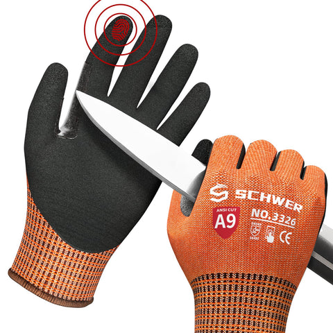 Schwer ProGuard gloves ANSI A9 protection for extreme work environments