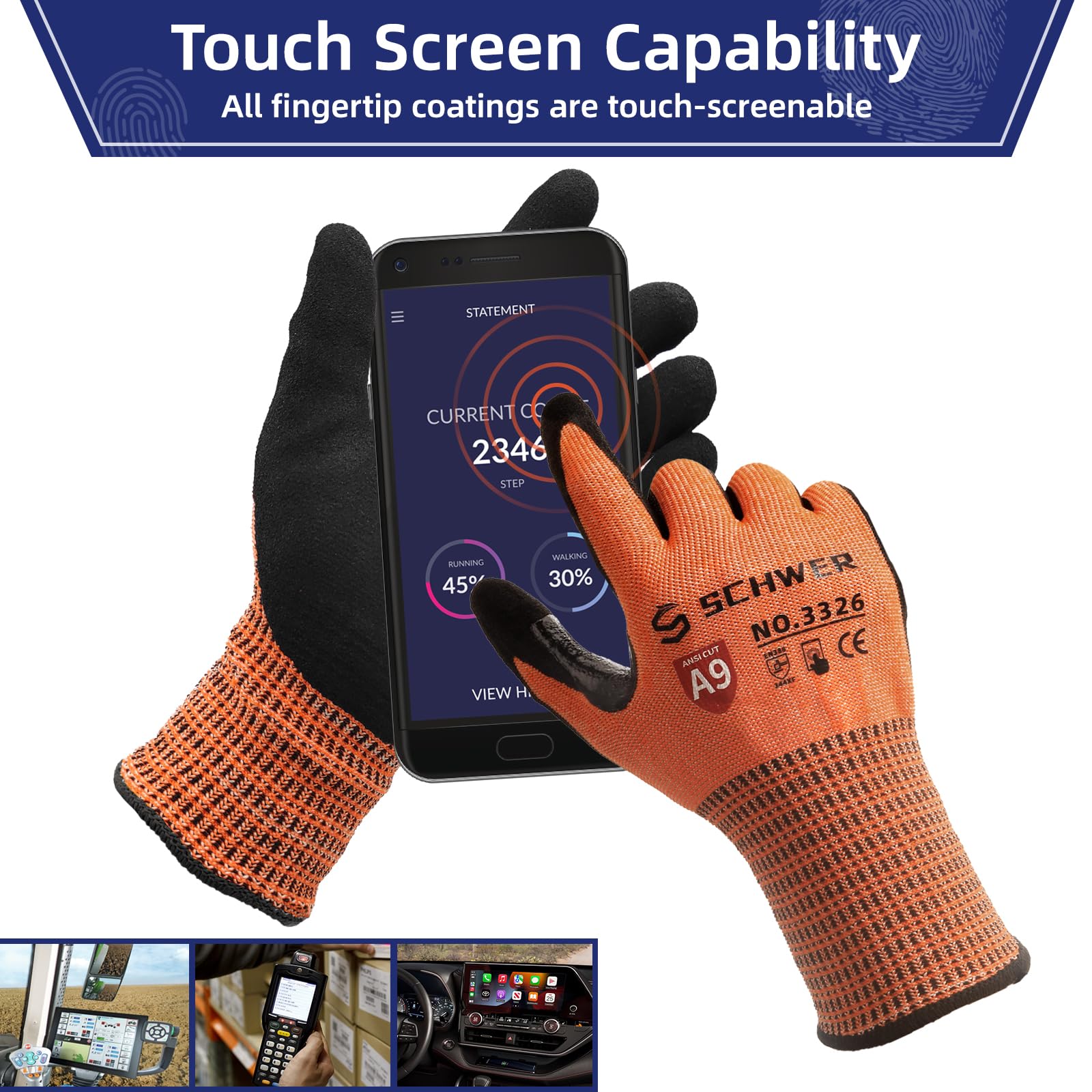 Schwer ProGuard coverage protects hands across gardening, construction, and more