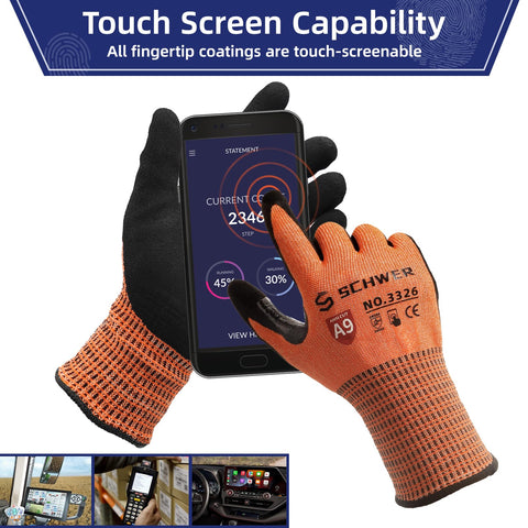 Schwer ProGuard non-PFAS durable gloves with reinforced thumb