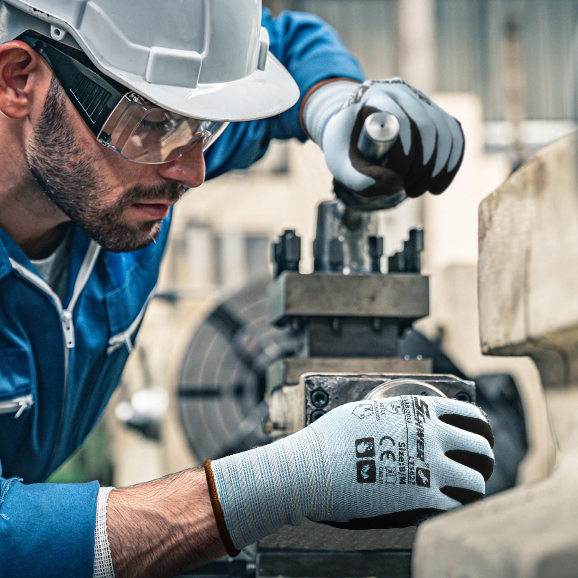 Schwer versatile safety gloves suit DIY, woodworking, and material handling.