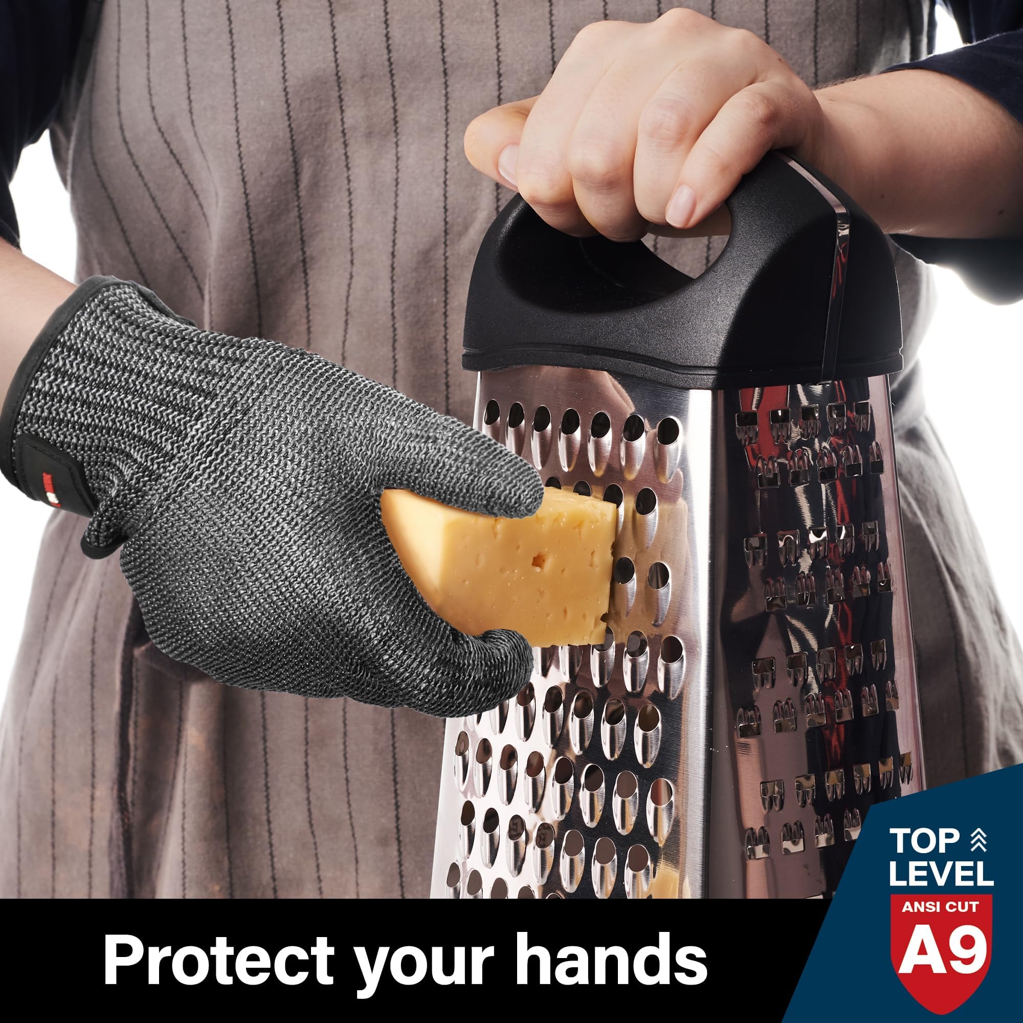 Schwer velcro wrist-secure design ensures a steady fit during wet or dry tasks