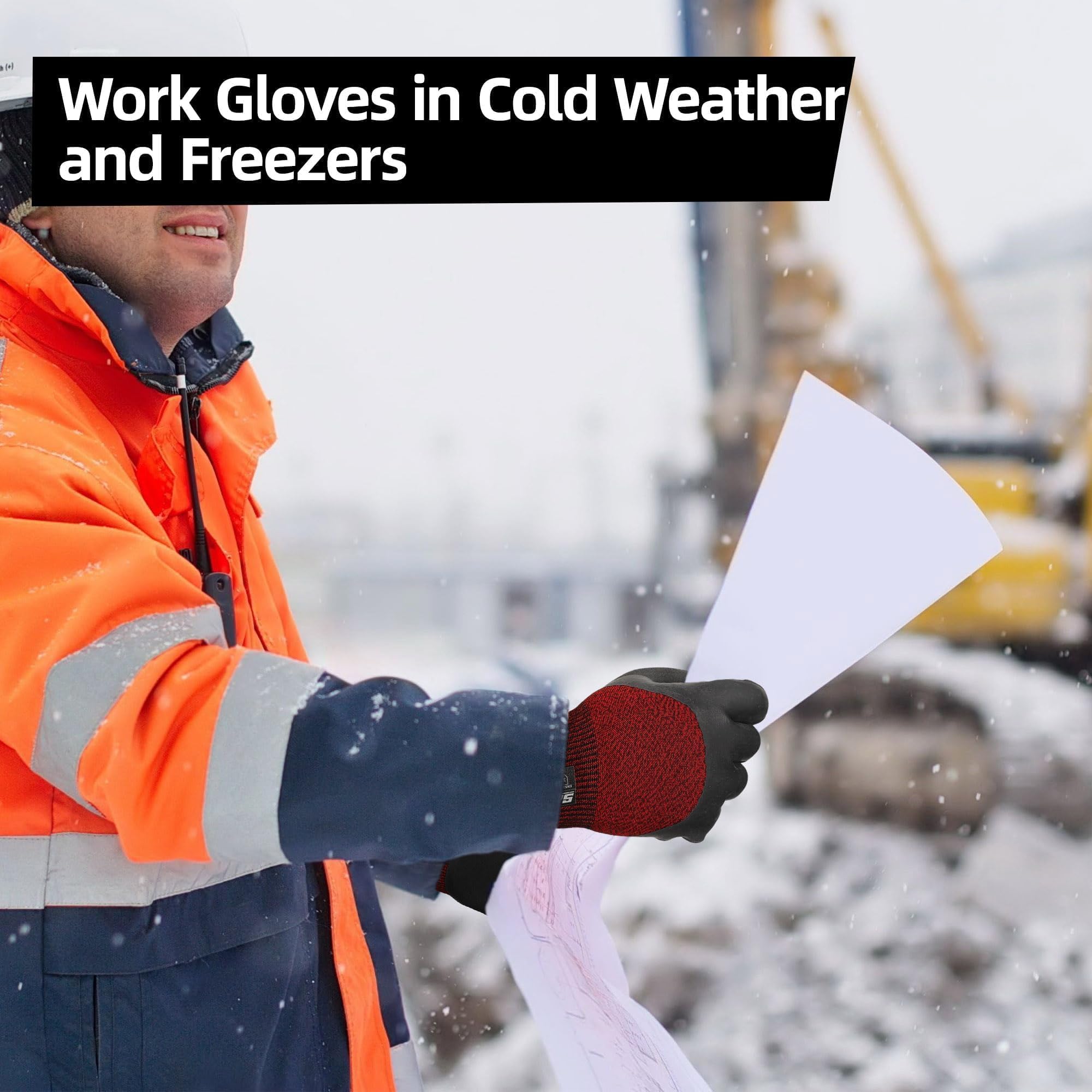 Schwer gloves for freezer work and cold warehouses.