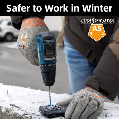Schwer gloves feature PU coating for non-slip performance in wet conditions.