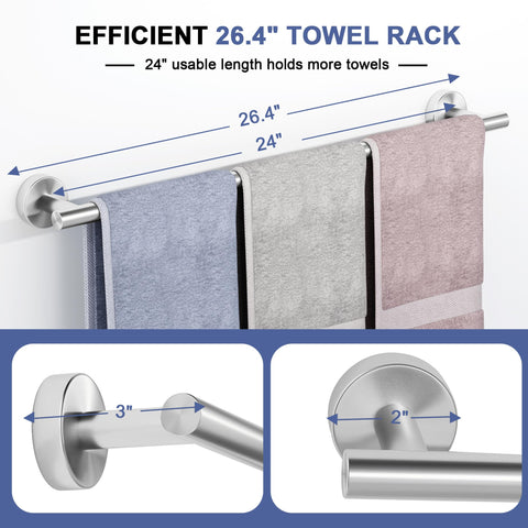 SCILIVE concealed screws design delivers a sleek, clean bathroom look.