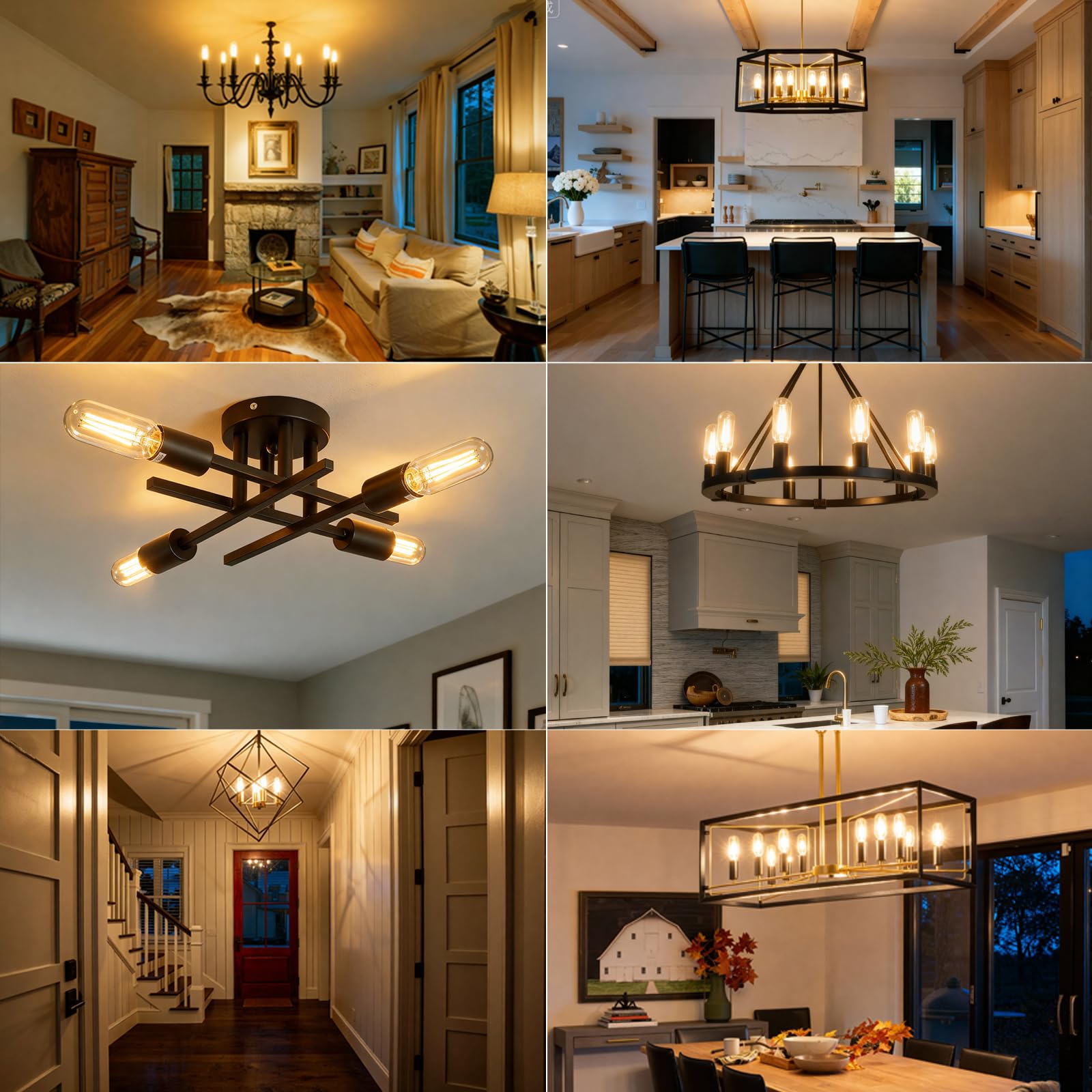 SCNNC E12 360-degree beam angle for even room lighting
