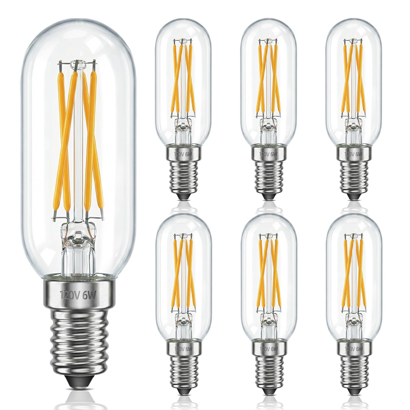 SCNNC E12 dimmable chandelier bulb showing energy efficiency and 600 lumens