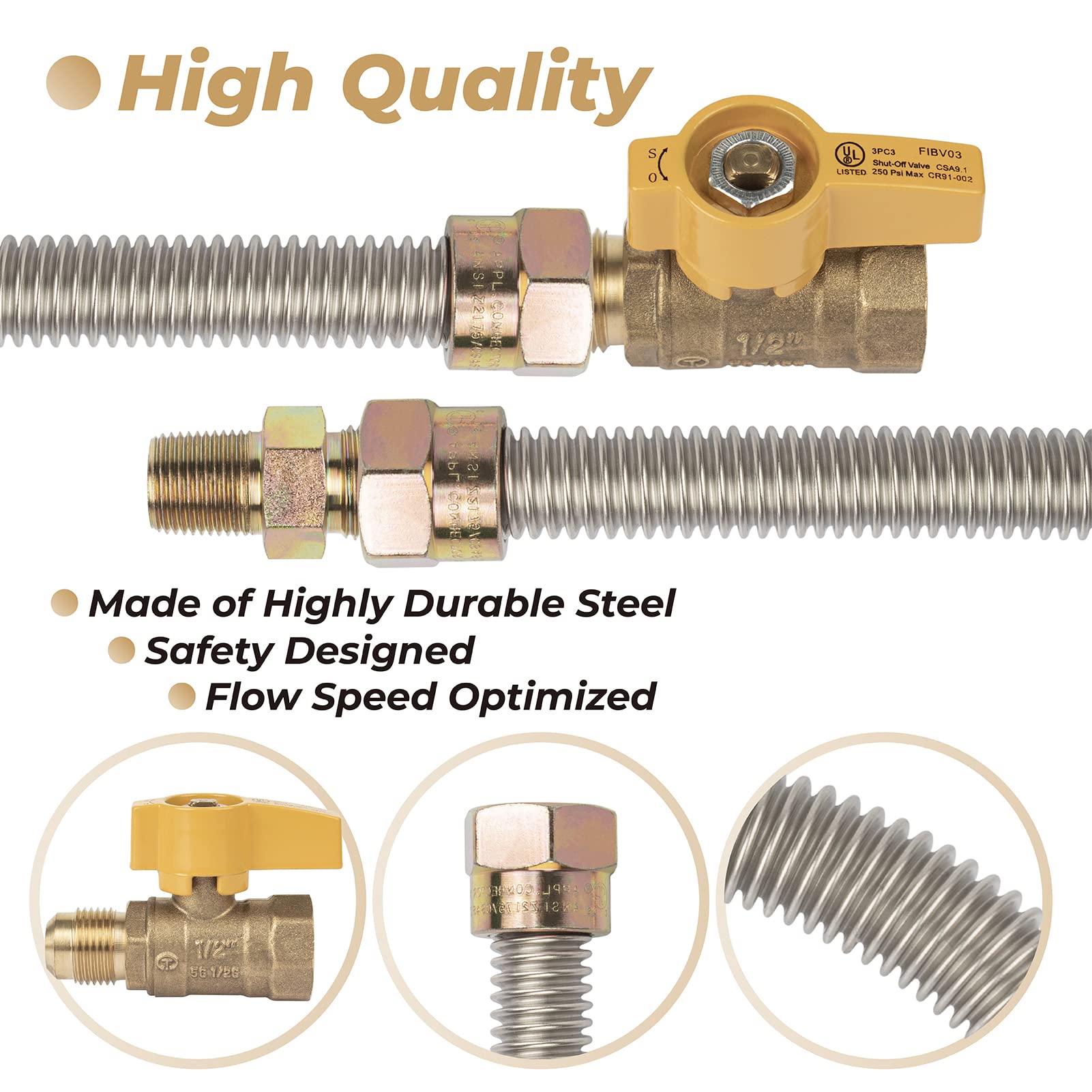 Sconva F271239 three different couplings for versatile compatibility