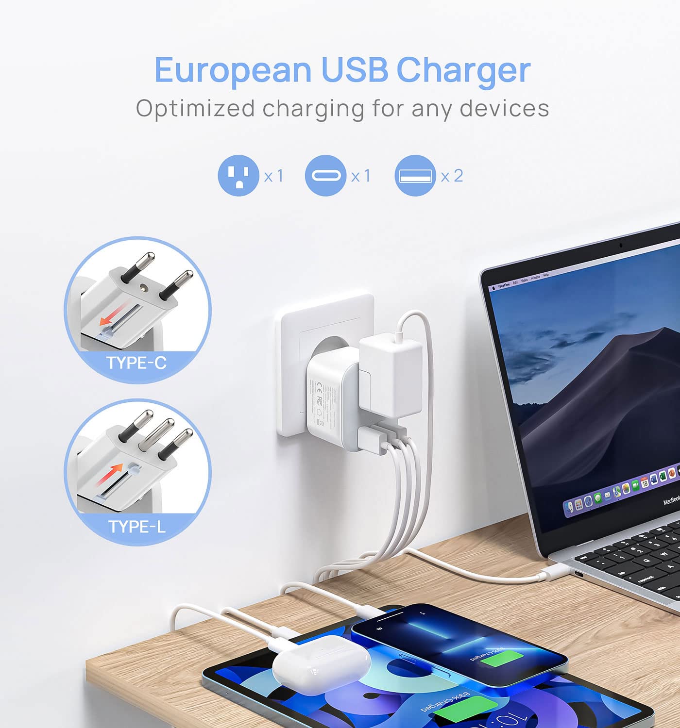 SCOOFEX foldable plug in compact mode ideal for luggage and hotels.