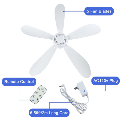 SCOOYEEES five-blade ceiling fan design delivering steady airflow