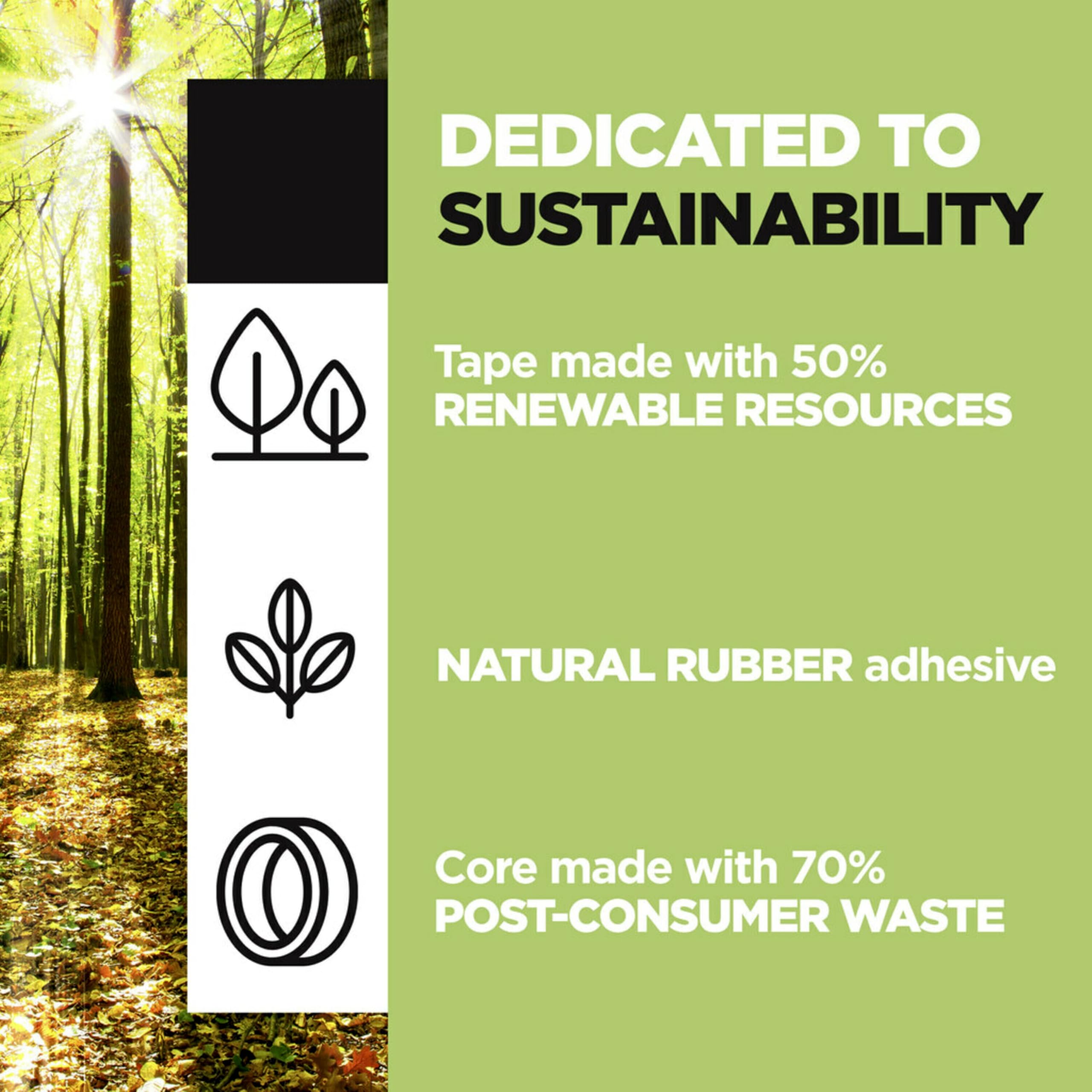 Scotch 2060 green masking tape helps achieve crisp paint lines with visibility.