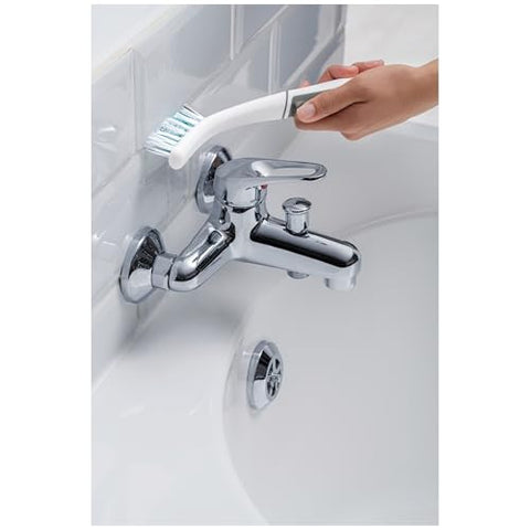 Scotch-Brite grout brush cleans grout lines with consistent performance.
