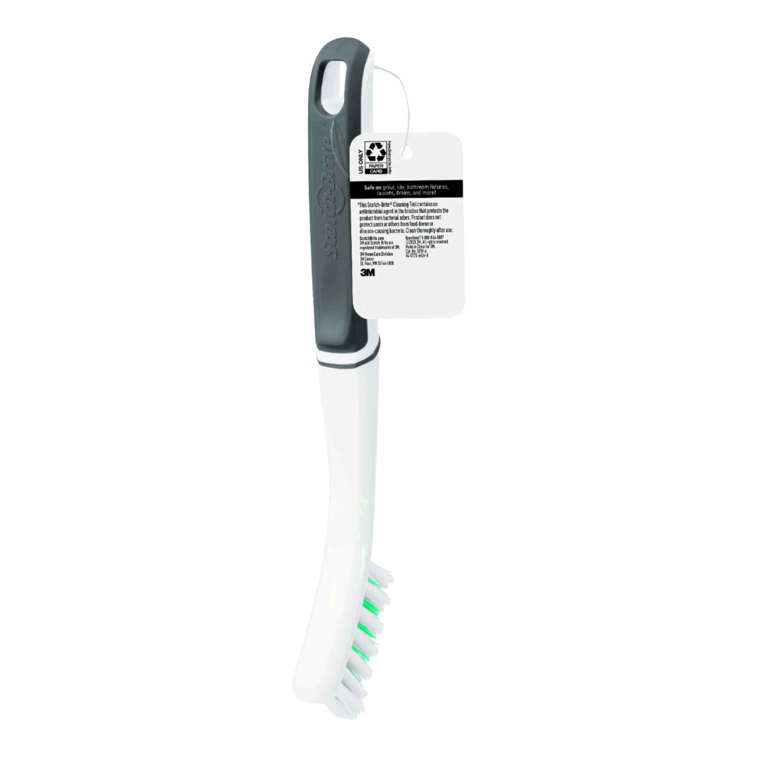 Scotch-Brite Tile & Grout Brush pack ready for home use.