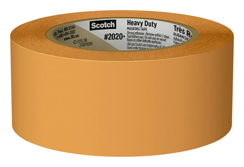 Scotch Heavy Duty Painter's Tape orange on carpet protects floors during painting