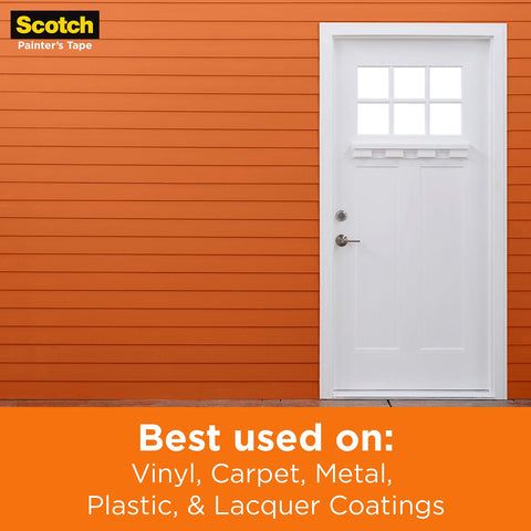Scotch Heavy Duty Painter's Tape unwind is smooth for quick application.